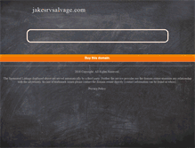 Tablet Screenshot of jakesrvsalvage.com